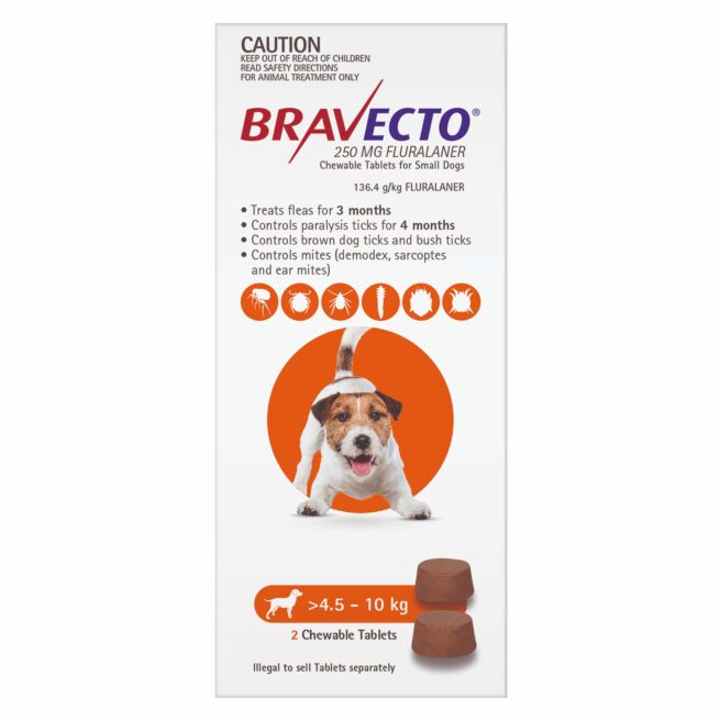 Bravecto Orange Chew for Small Dogs - 2 Pack