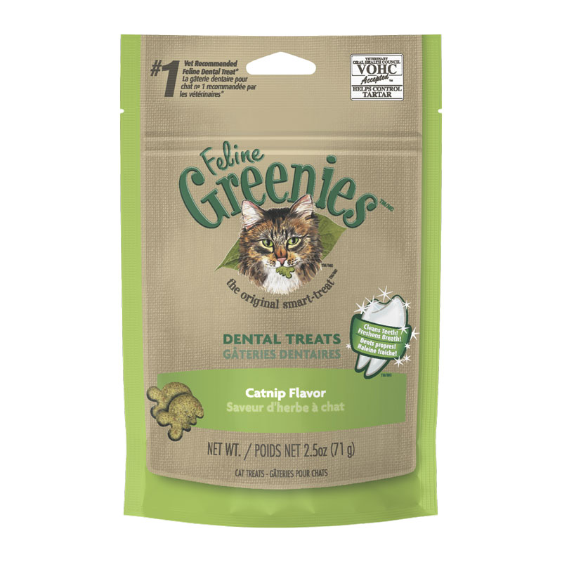 Buy Feline Greenies Dental Treats Catnip Flavour 71g • VETaround Online