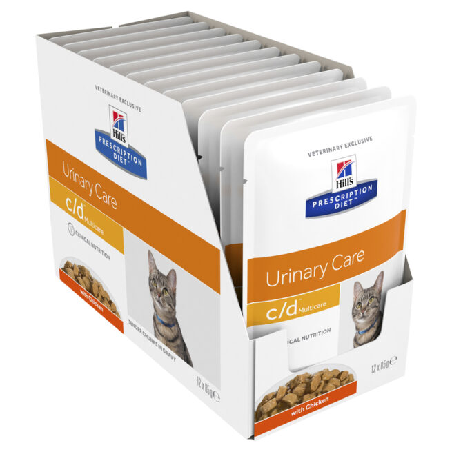 Hills Prescription Diet Feline c/d Urinary Multicare Chicken 85g x 12 Pouches