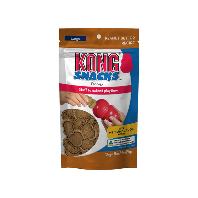Kong Snacks for Dogs Peanut Butter Recipe Large 300g
