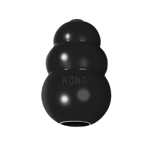 Kong Extreme Black Rubber Dog Toy Medium