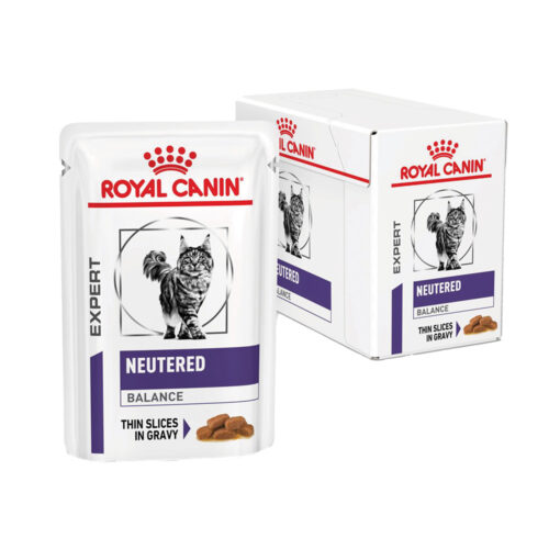 Royal Canin Vet Diet Feline Neutered Balance Wet Cat Food 12 x 85g Pouches